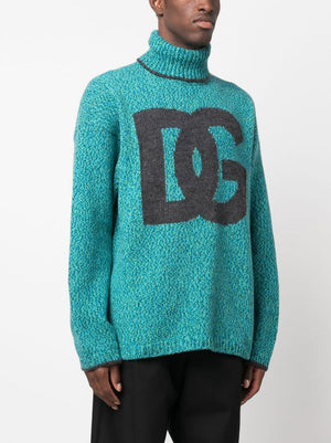 Dolce & Gabbana intarsia-knit logo jumper