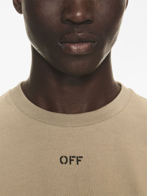 Off White Logo cotton t-shirt