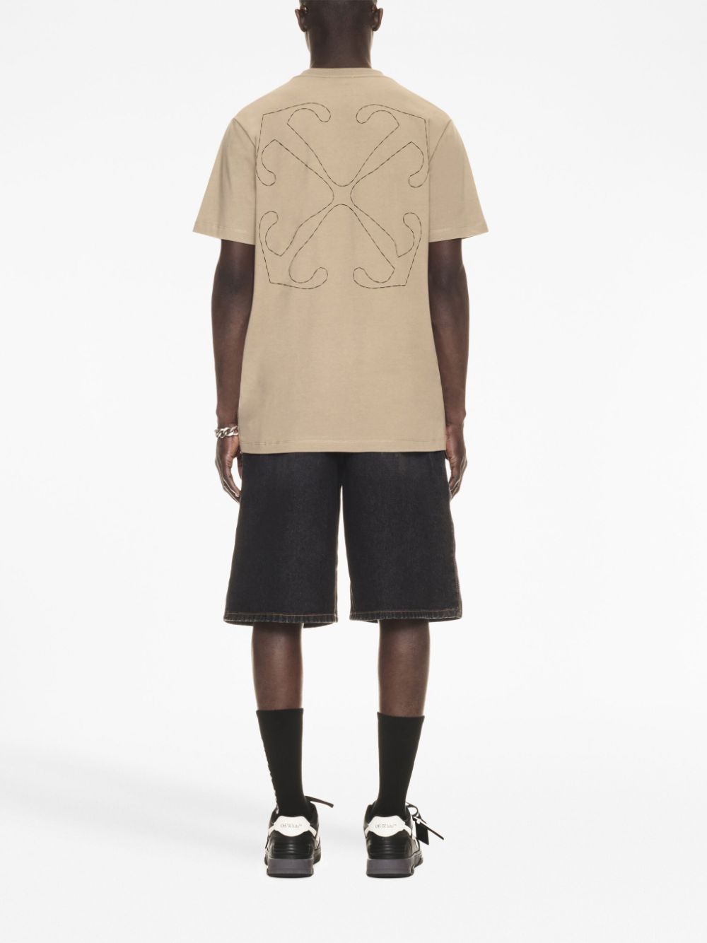 Off White Logo cotton t-shirt