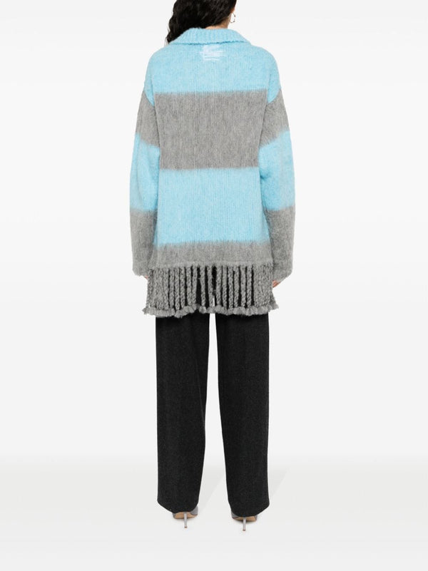 Etro Fringed-edge sweater minidress