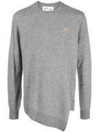 Comme Des Garcons x Lacoste Asymmetric Wool Sweater