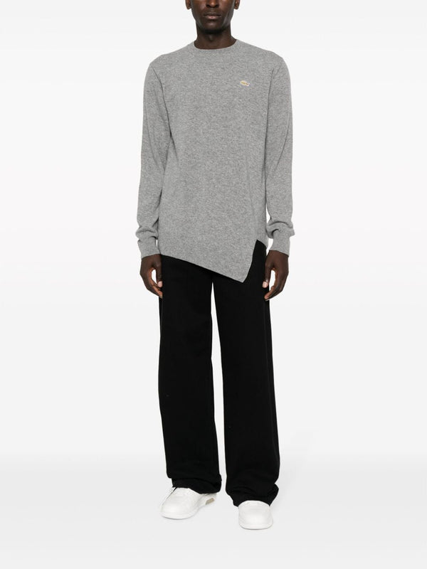 Comme Des Garcons x Lacoste Asymmetric Wool Sweater
