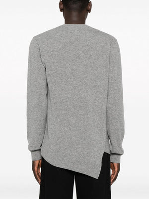 Comme Des Garcons x Lacoste Asymmetric Wool Sweater