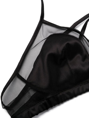 Dolce & Gabbana panelled tulle satin bra