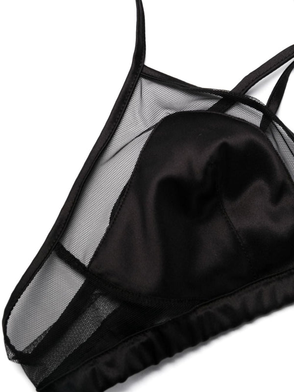 Dolce & Gabbana panelled tulle satin bra
