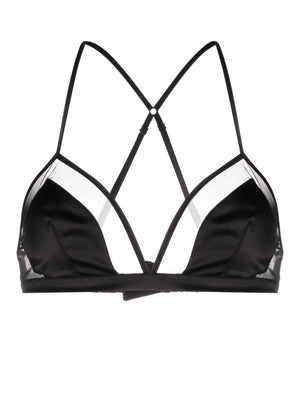 Dolce & Gabbana panelled tulle satin bra