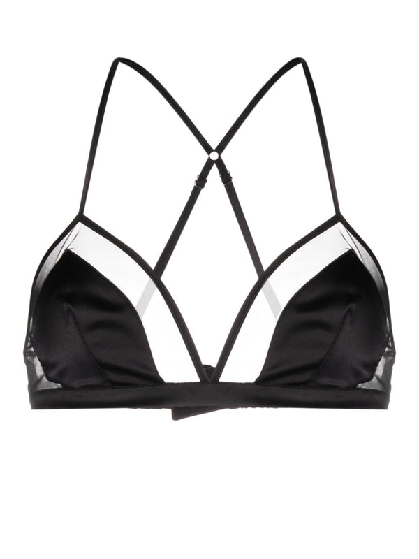 Dolce & Gabbana panelled tulle satin bra