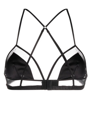 Dolce & Gabbana panelled tulle satin bra
