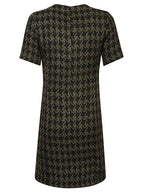 5Progress Houndstooth wool blend short dress