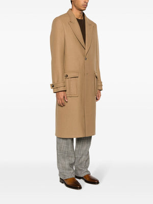 Etro Single-breasted wool-blend coat