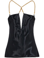 Ferragamo Satin sleeveless top