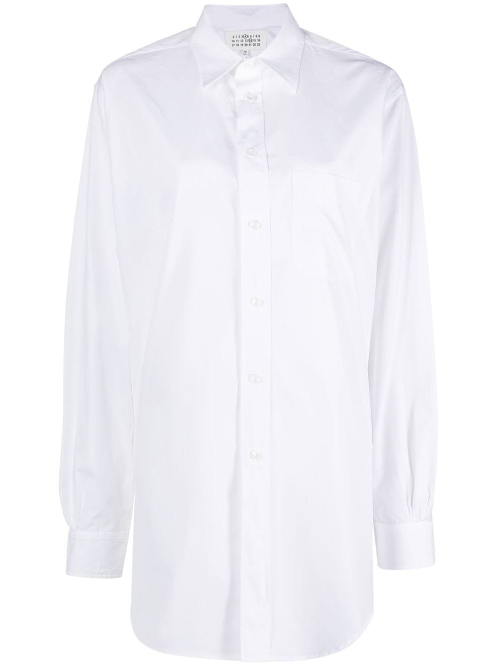 Maison Margiela Longline poplin shirt