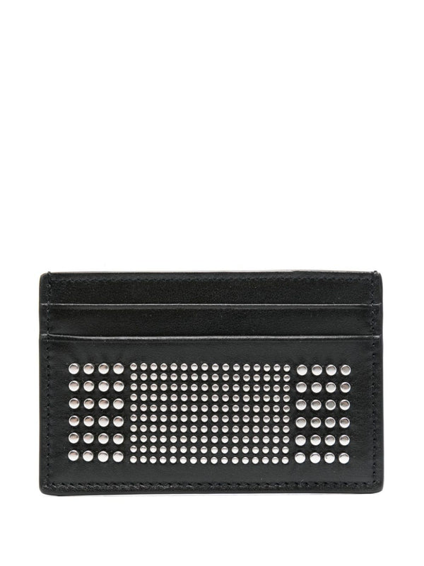 Alexander McQueen Studded leather card case