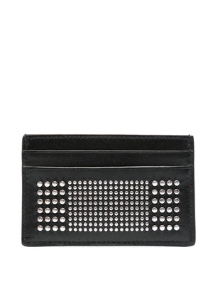 Alexander McQueen Studded leather card case