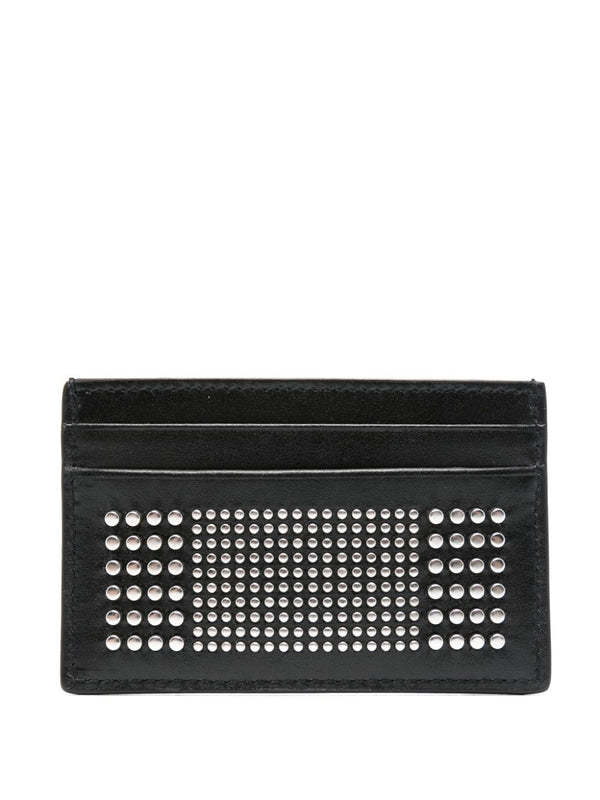 Alexander McQueen Studded leather card case