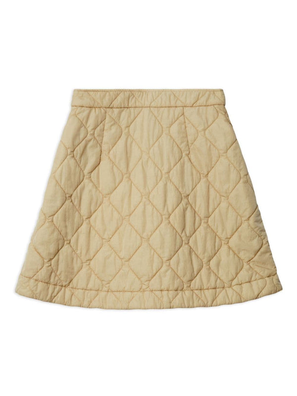 Burberry Quilted mini skirt
