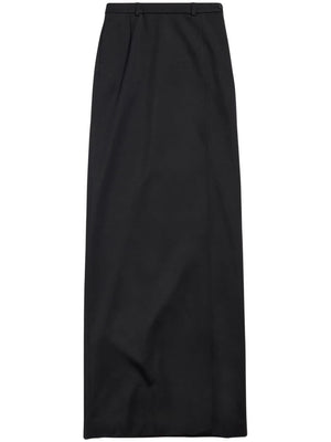 Balenciaga slit tailored maxi skirt