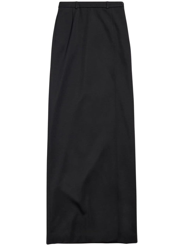 Balenciaga slit tailored maxi skirt