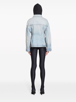 Balenciaga Hourglass silhouette denim jacket