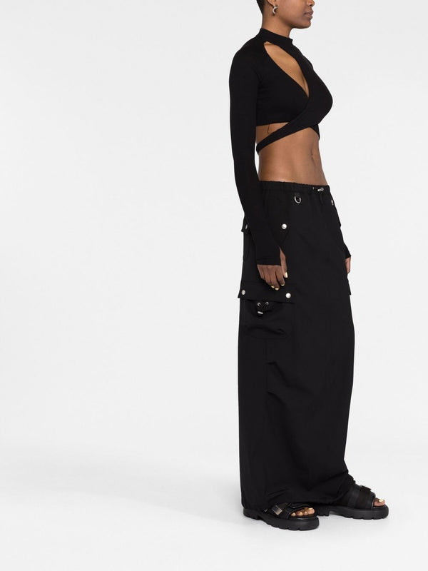 Coperni Tailored cargo maxi skirt