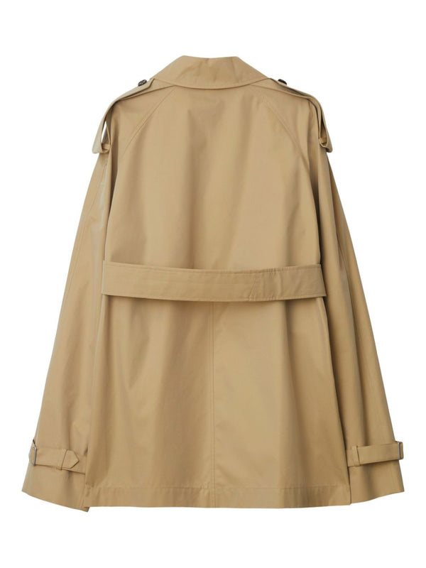 Burberry Belted Cotton Trench Coat