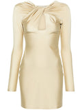 Coperni Cut-out twisted mini dress