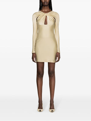 Coperni Cut-out twisted mini dress