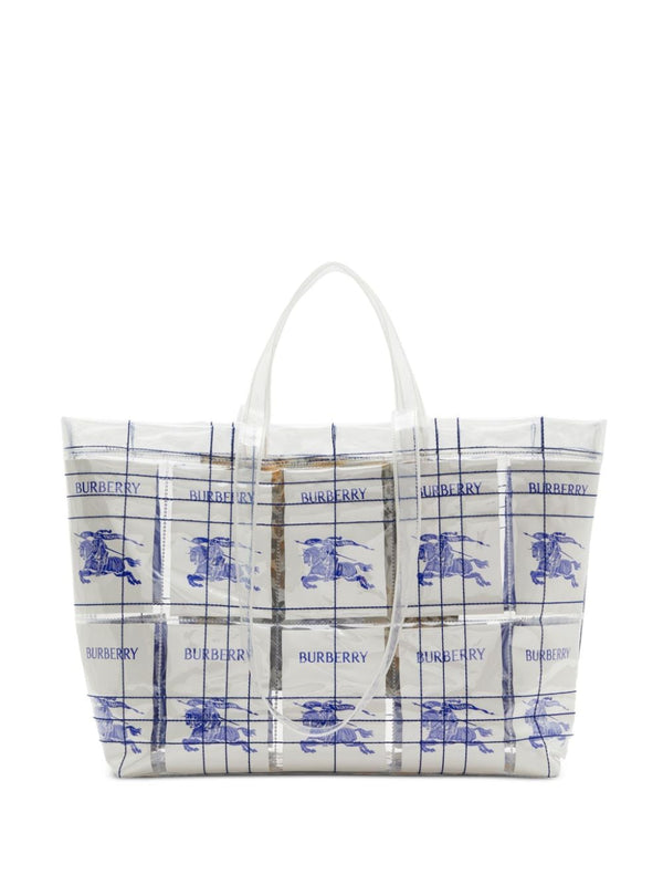 Burberry EKD logo-tag Transparent Tote Bag