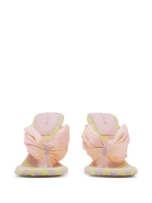 Burberry Check Pool 105mm Open Toe Sandals