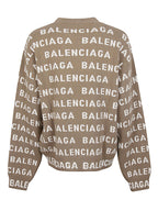 سترة بشعار Balenciaga Intarsia
