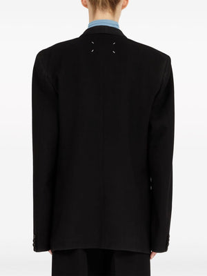 Maison Margiela Single-breasted blazer with 4-needle detail