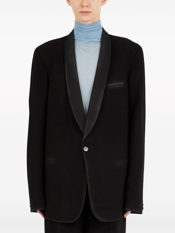 Maison Margiela Single-breasted blazer with 4-needle detail