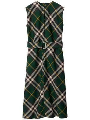 Burberry Nova Check Midi Dress