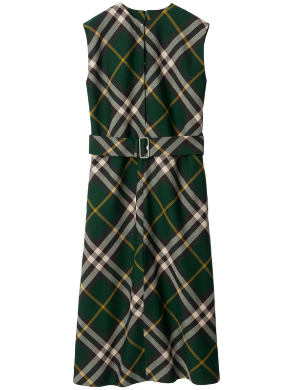 Burberry Nova Check Midi Dress