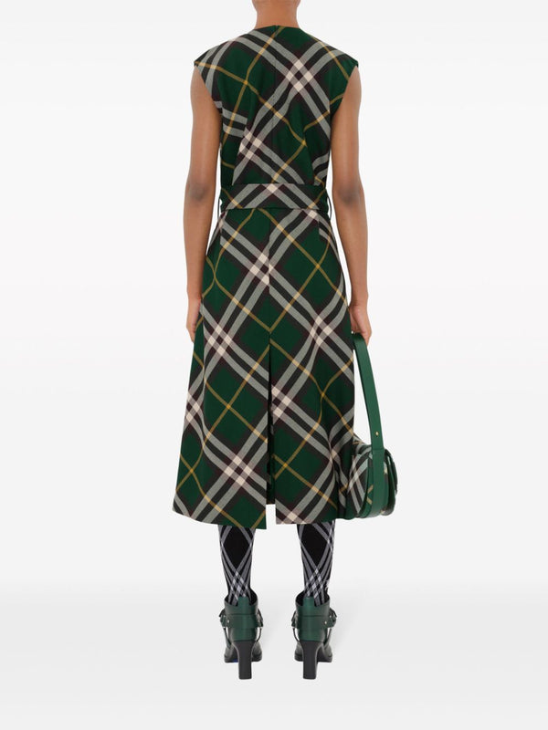 Burberry Nova Check Midi Dress