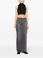 Courreges Pre Cropped track vest
