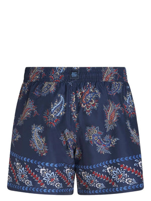 Etro Paisley-print swim shorts