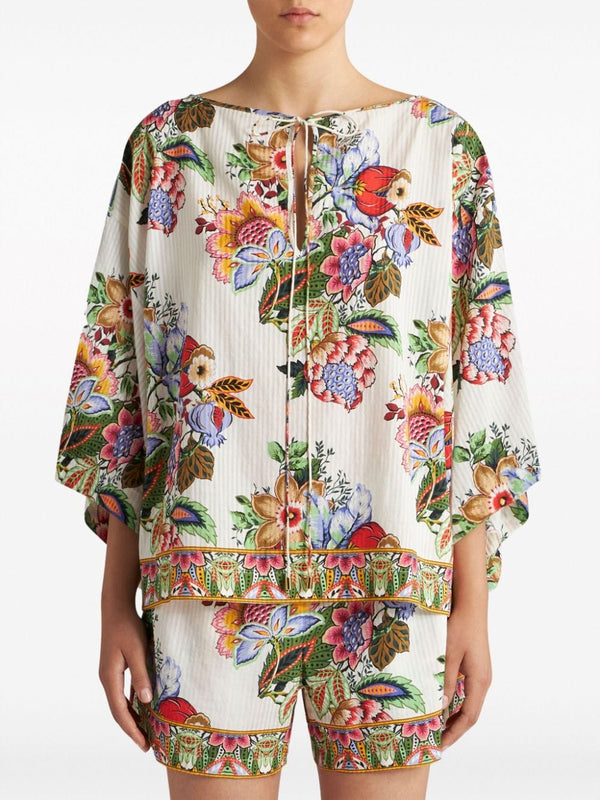 Etro Floral blouse
