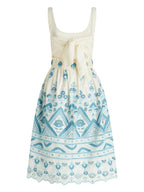 فستان واسع من تصميم Etro Broderie anglaise