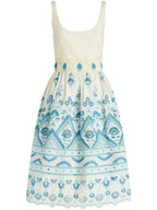 فستان واسع من تصميم Etro Broderie anglaise