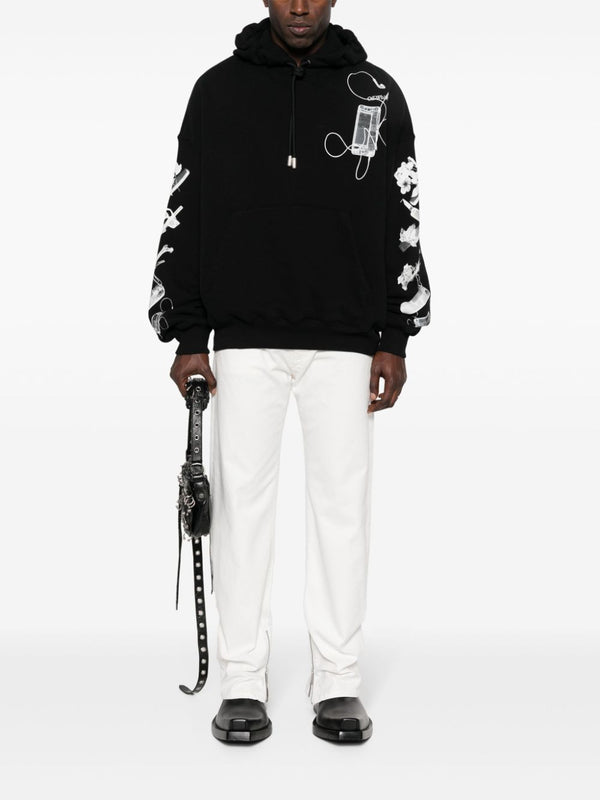 Off White 90's Logo Skate straight-leg jeans