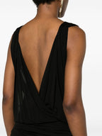 Saint Laurent V-necked mini dress