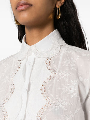 Ermanno Scervino Embroidered shirt dress