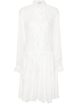 Ermanno Scervino Embroidered shirt dress