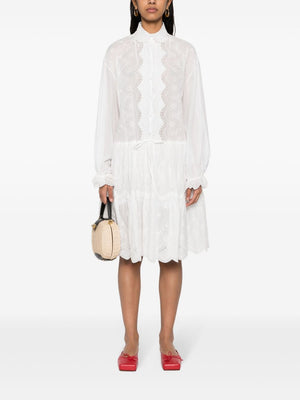 Ermanno Scervino Embroidered shirt dress