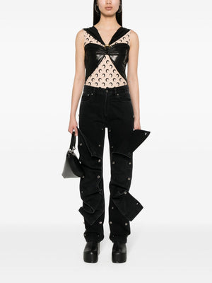 Marine Serre Bodysuit with Moon print