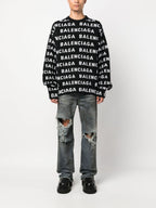 Balenciaga logo sweater