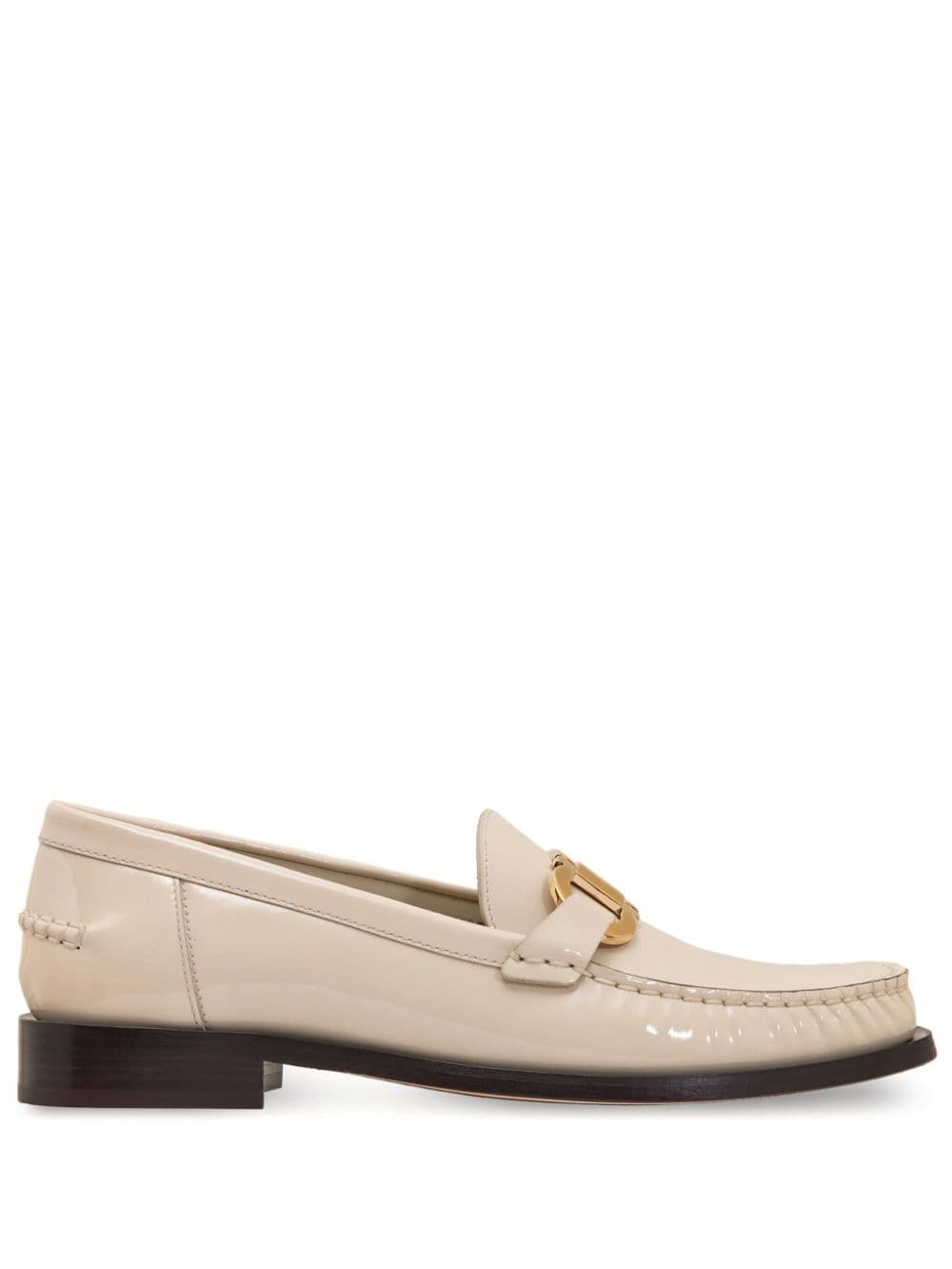 Ferragamo Gancini leather loafers