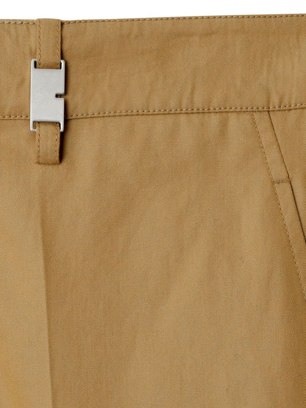 Burberry Straight-leg cotton trousers