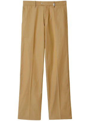 Burberry Straight-leg cotton trousers